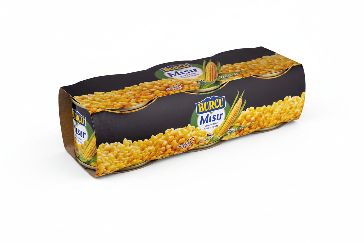 Burcu Haşlanmış Mısır 3x200 Gr