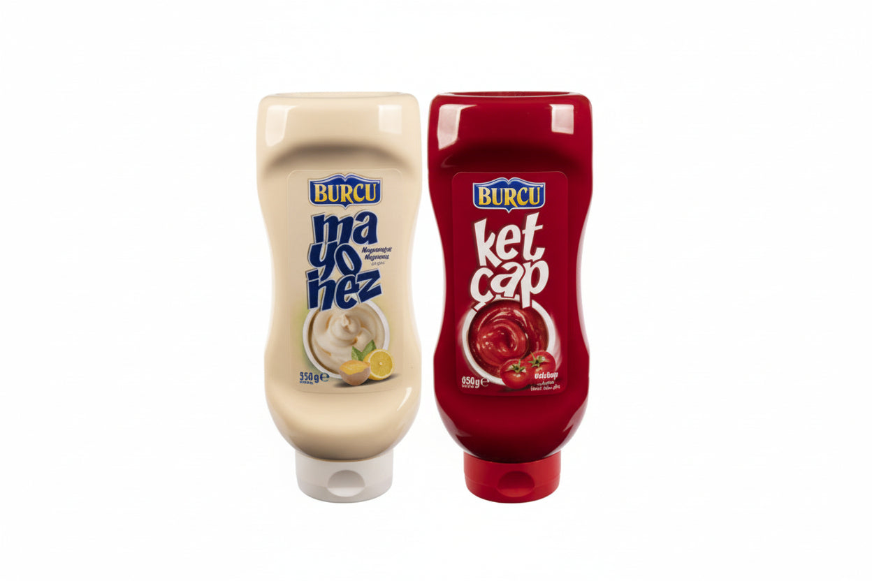 Burcu Ketçap 550 ml + Mayonez 650 ml Acılı - Batman Sanal Market