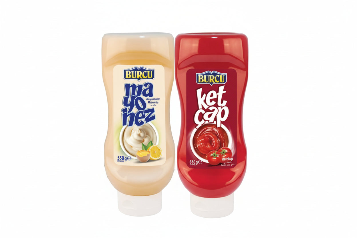 Burcu Ketçap 550 ml + Mayonez 650 ml Tatlı - Batman Sanal Market