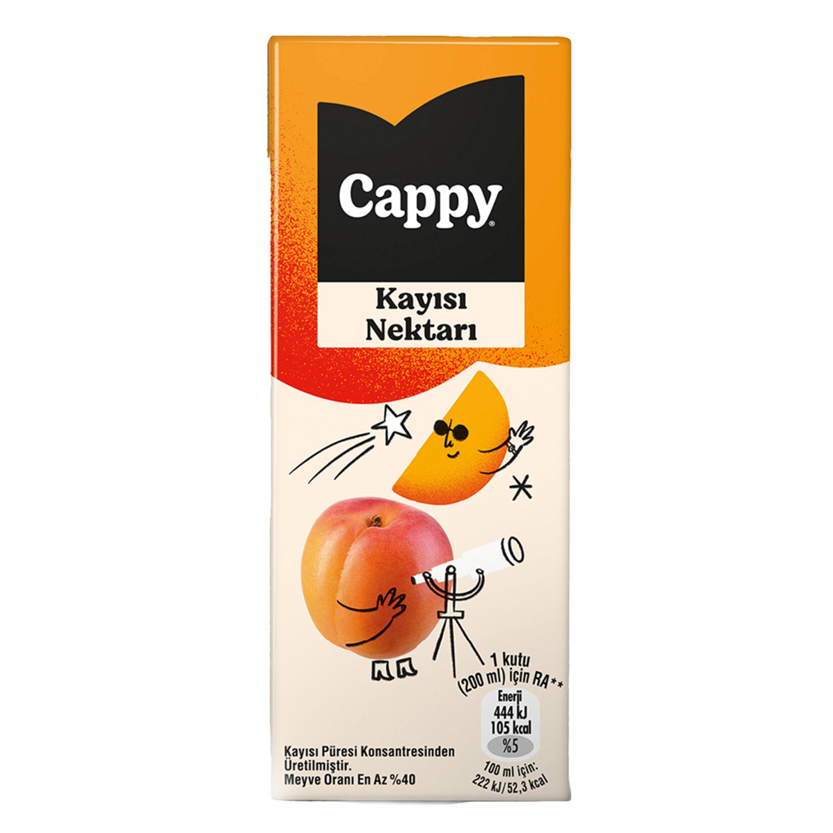 Cappy Kayısı 200 ml - Batman Sanal Market