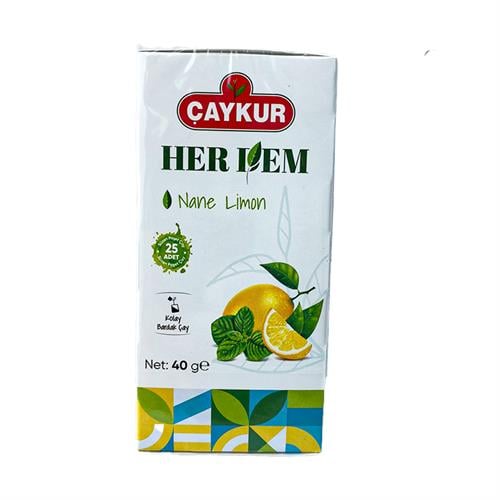 Çaykur Bitkisel Nane Limon Çayı 40 Gr