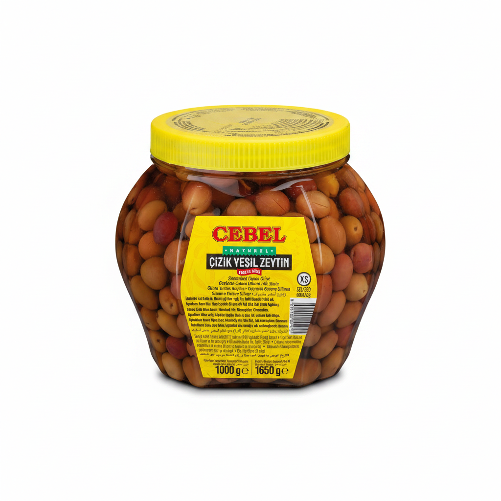 Cebel Çizik Yeşil Zeytin 500 Gr - Batman Sanal Market