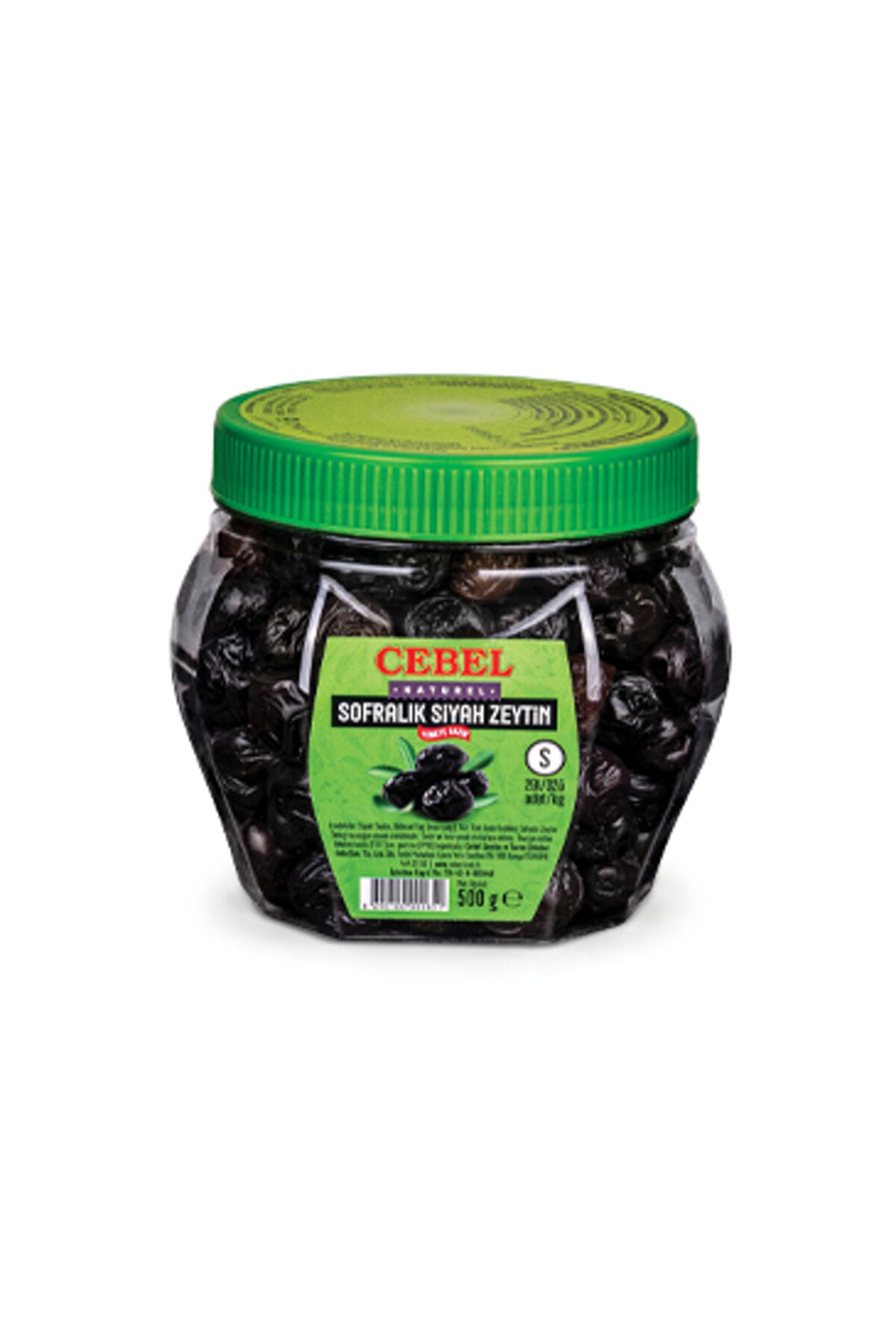 Cebel Siyah Zeytin 500 Gr Pet - Batman Sanal Market