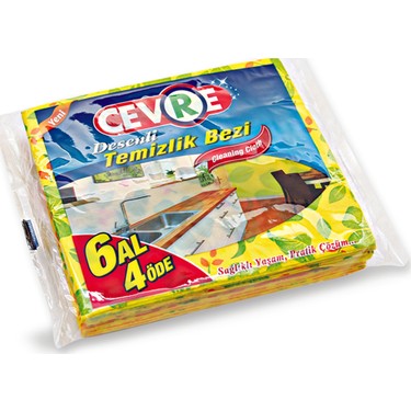 Çevre Temizlik Bezi 6 Al 4 Öde