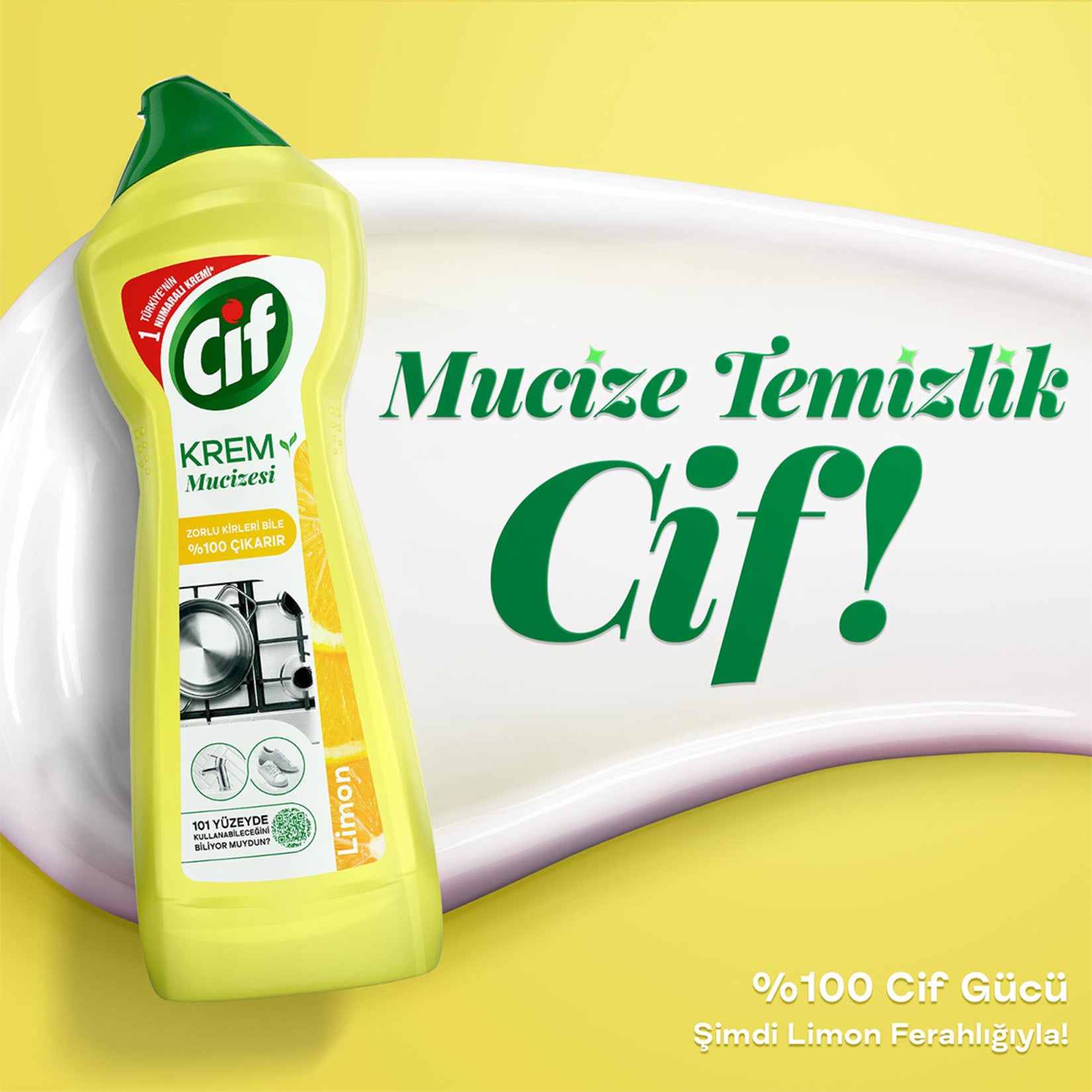 Cif Krem 750 ml Limon Kokulu - Batman Sanal Market