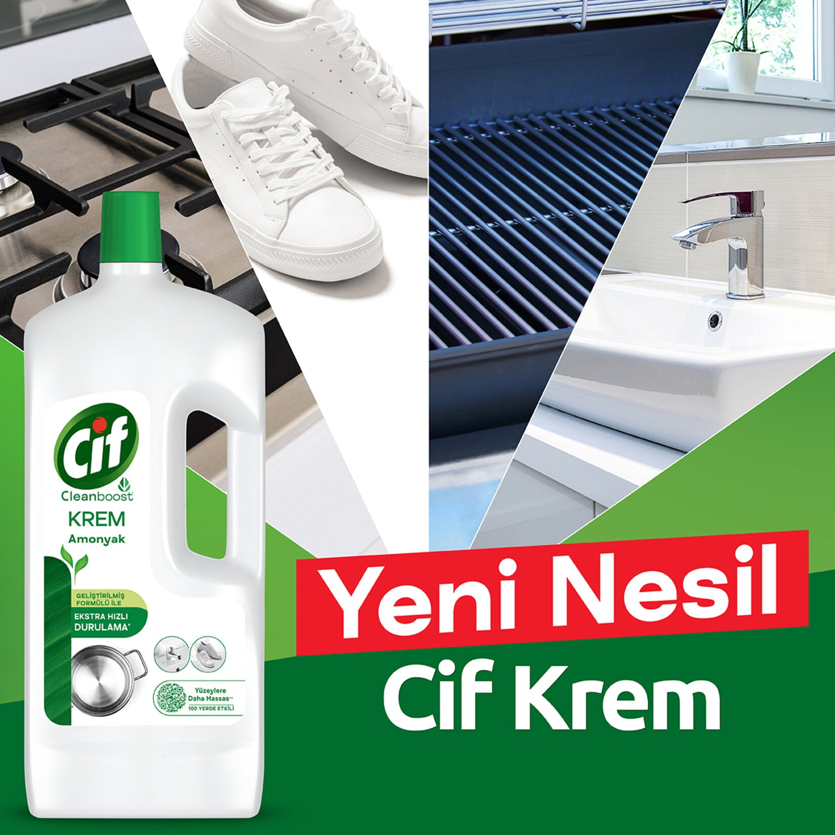 Cif Krem Amonyaklı 500 ml - Batman Sanal Market