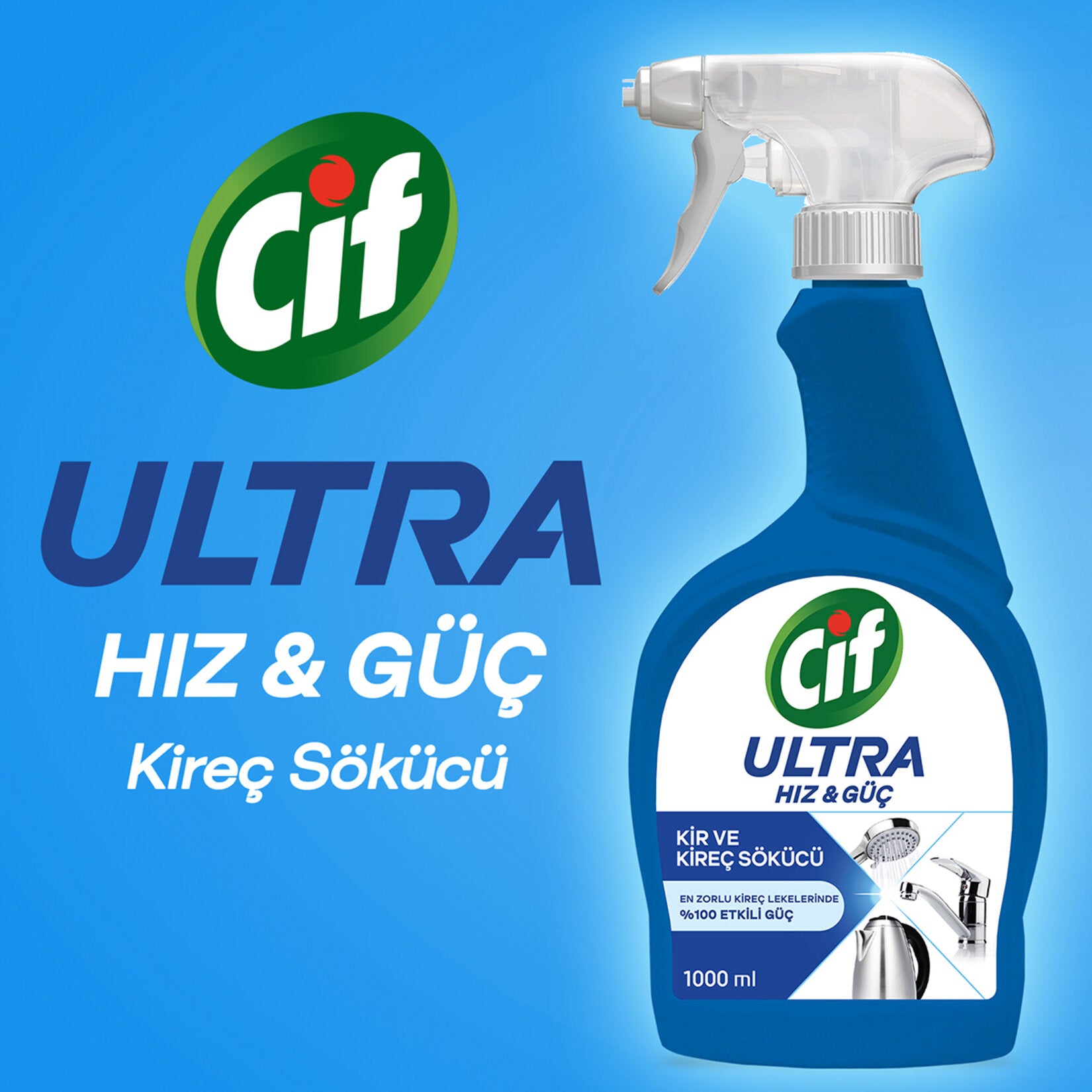 Cif Ultra Hız Kireç Sökücü 1 L - Batman Sanal Market