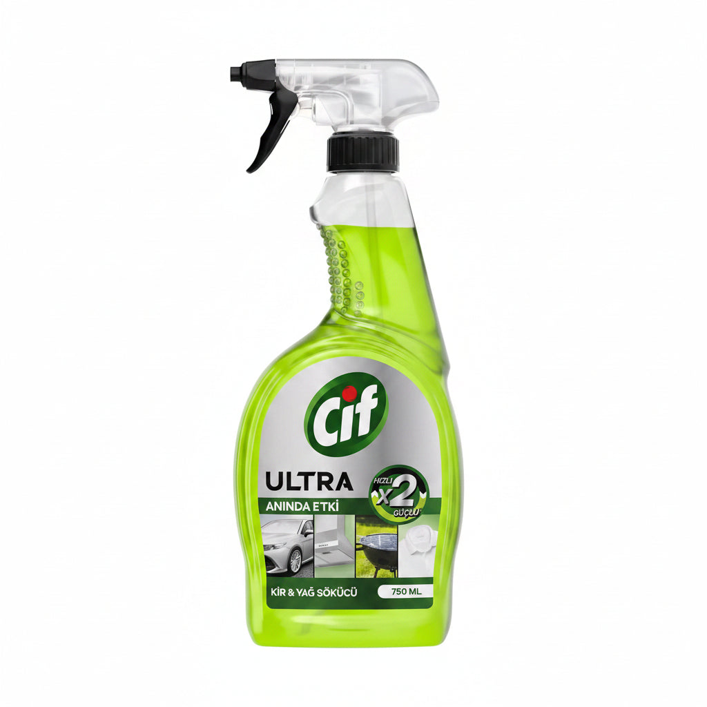 Cif Ultra Kir Ve Yağ Çözücü 750 Ml