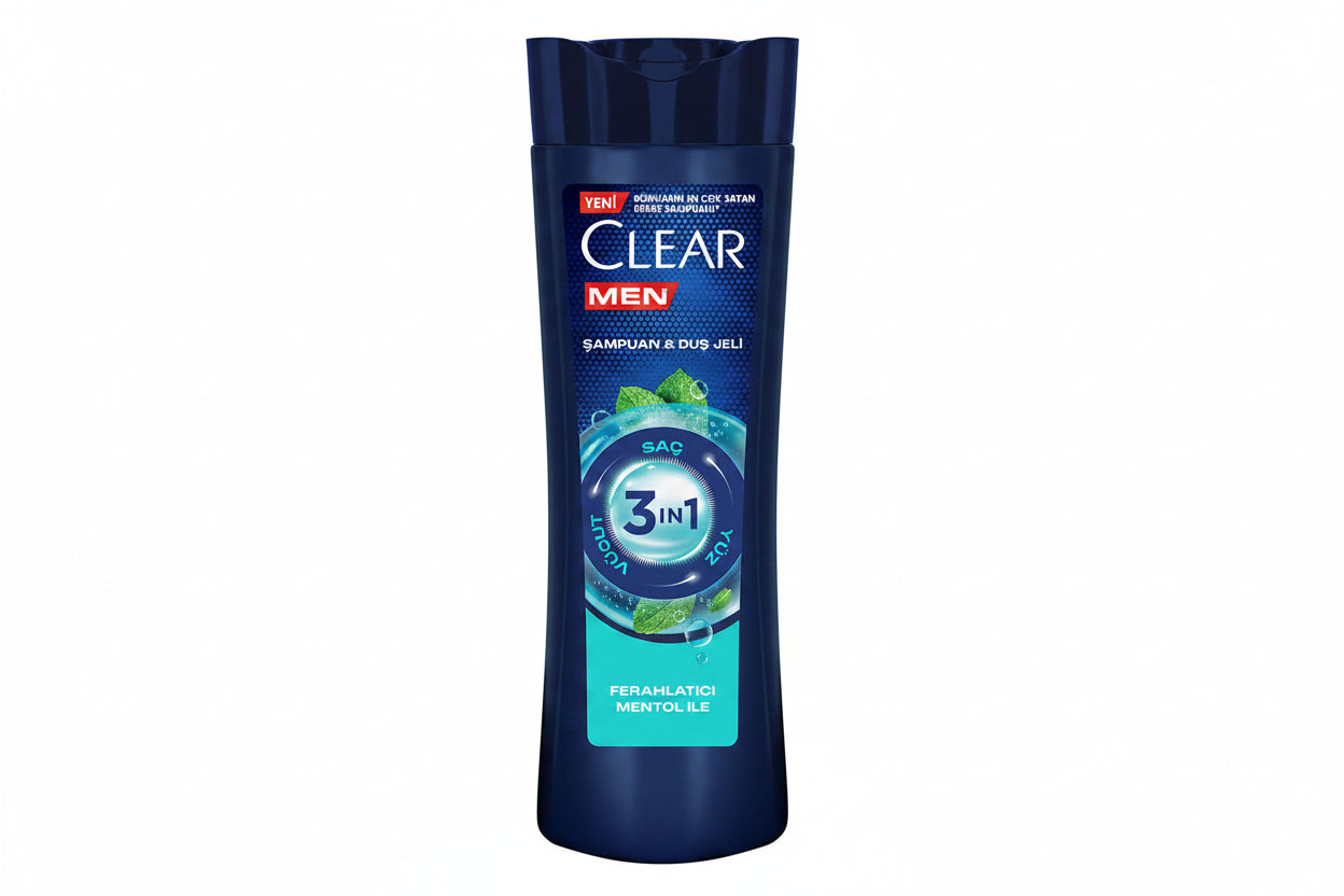 Clear Men Şampuan & Duş Jeli Arındırıcı Kömür 350 Ml - Batman Sanal Market