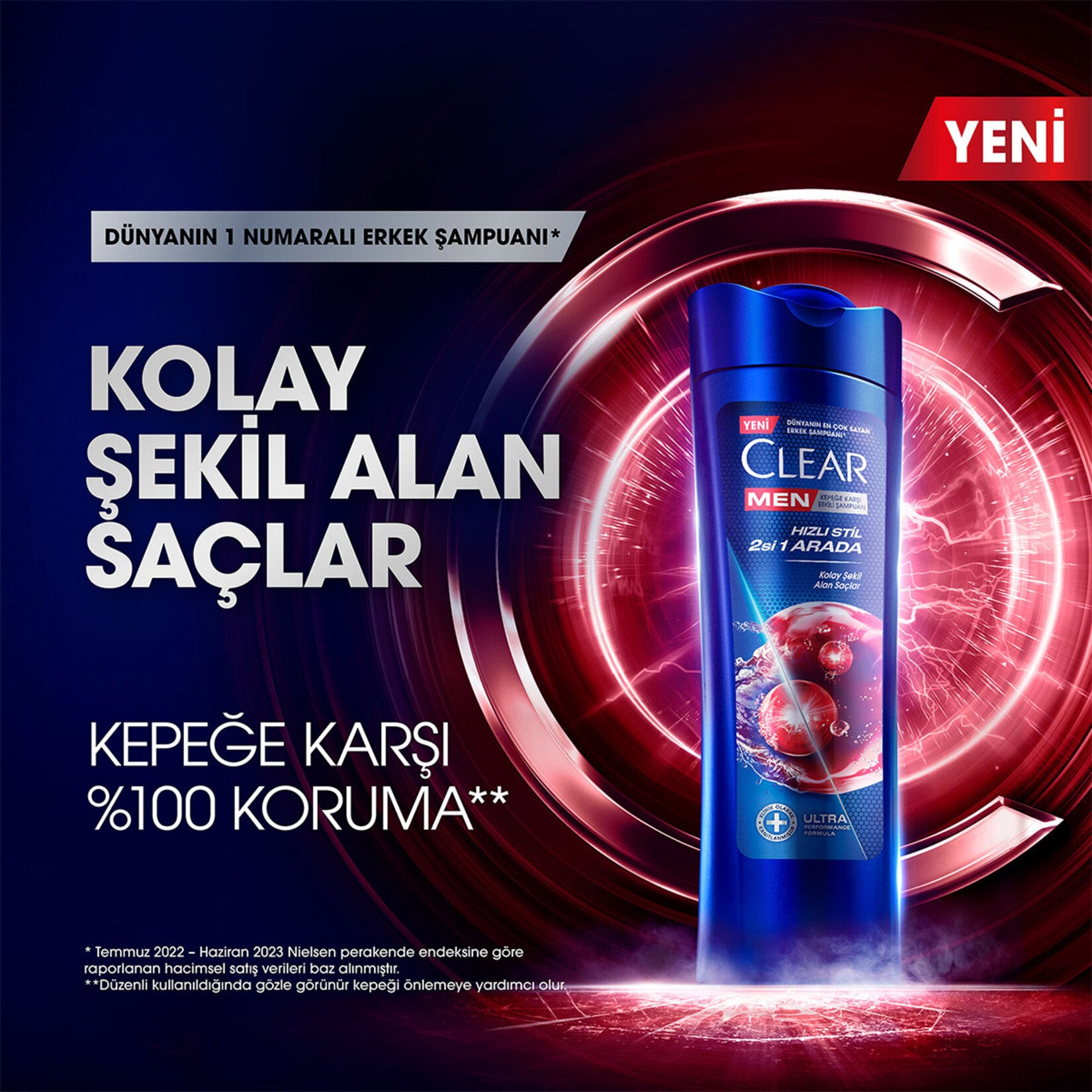 Clear Men Şampuan Hızlı Stil 2si 1 Arada 350 ml - Batman Sanal Market