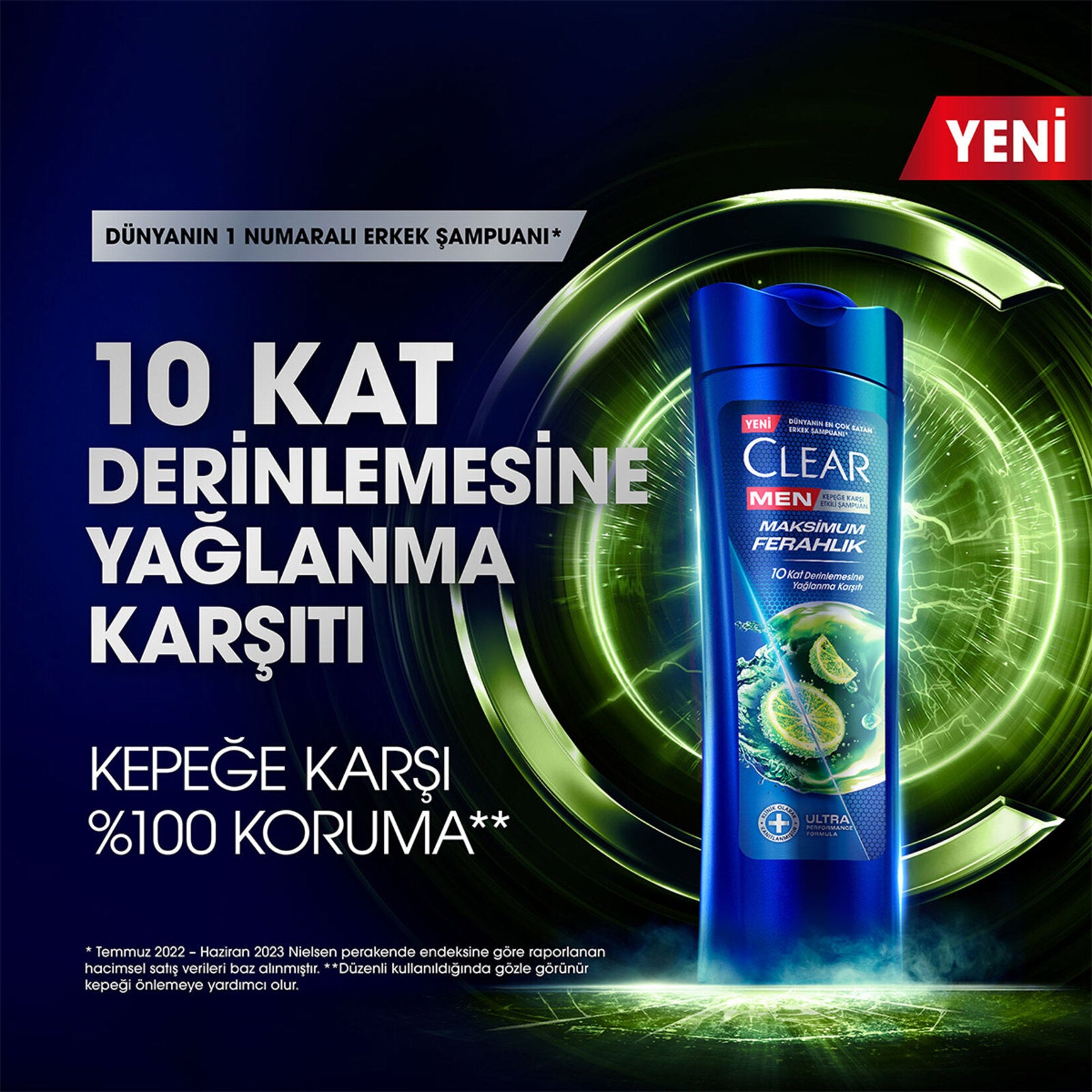 CLEAR MEN ŞAMPUAN MAKSİMUM FERAHLIK 350 ML - Batman Sanal Market