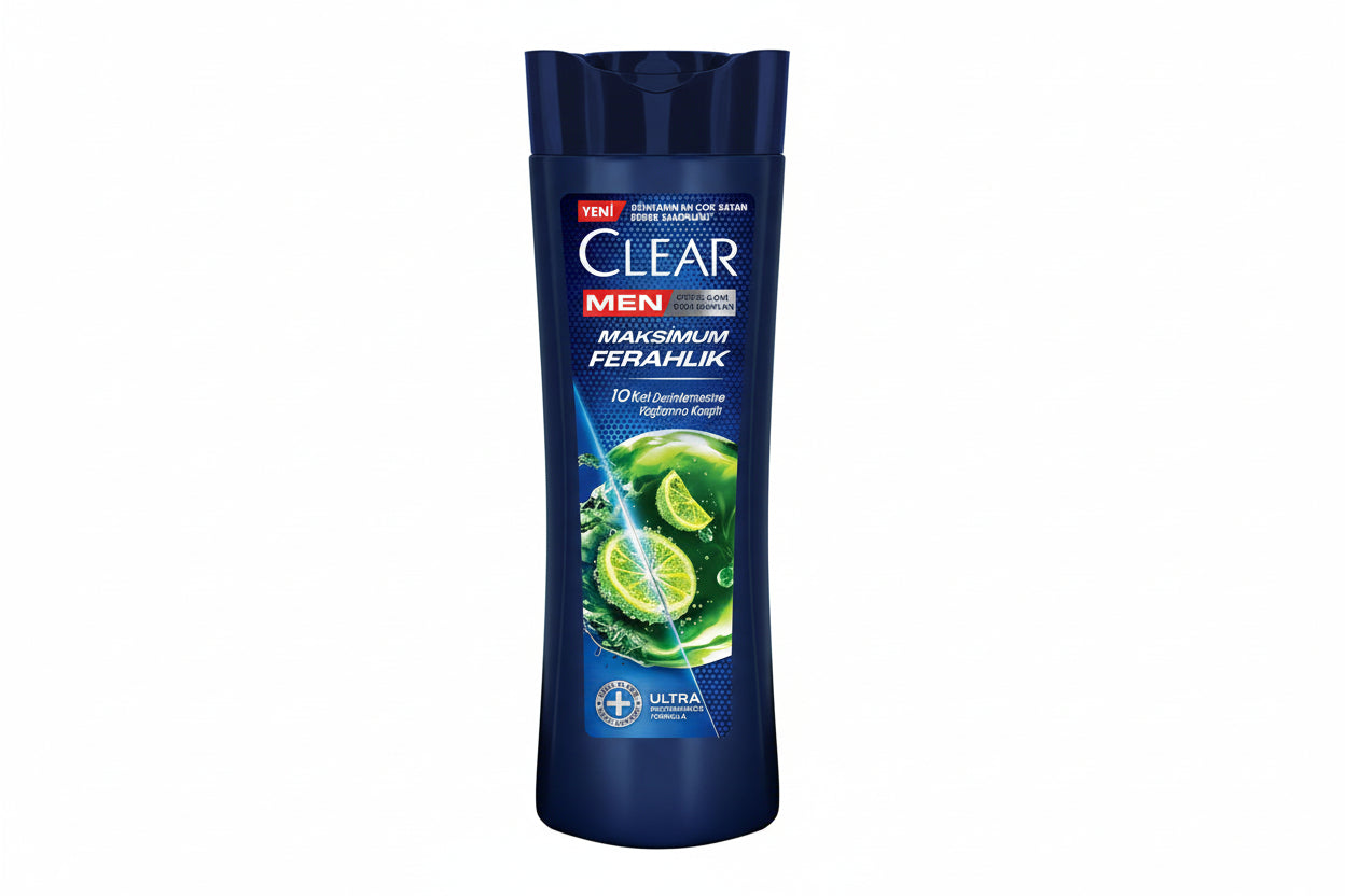 CLEAR MEN ŞAMPUAN MAKSİMUM FERAHLIK 350 ML - Batman Sanal Market