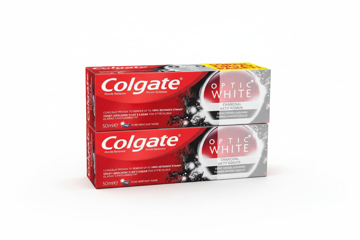 Colgate Diş Macunu Charcoal Kömür 50 Ml 1+1