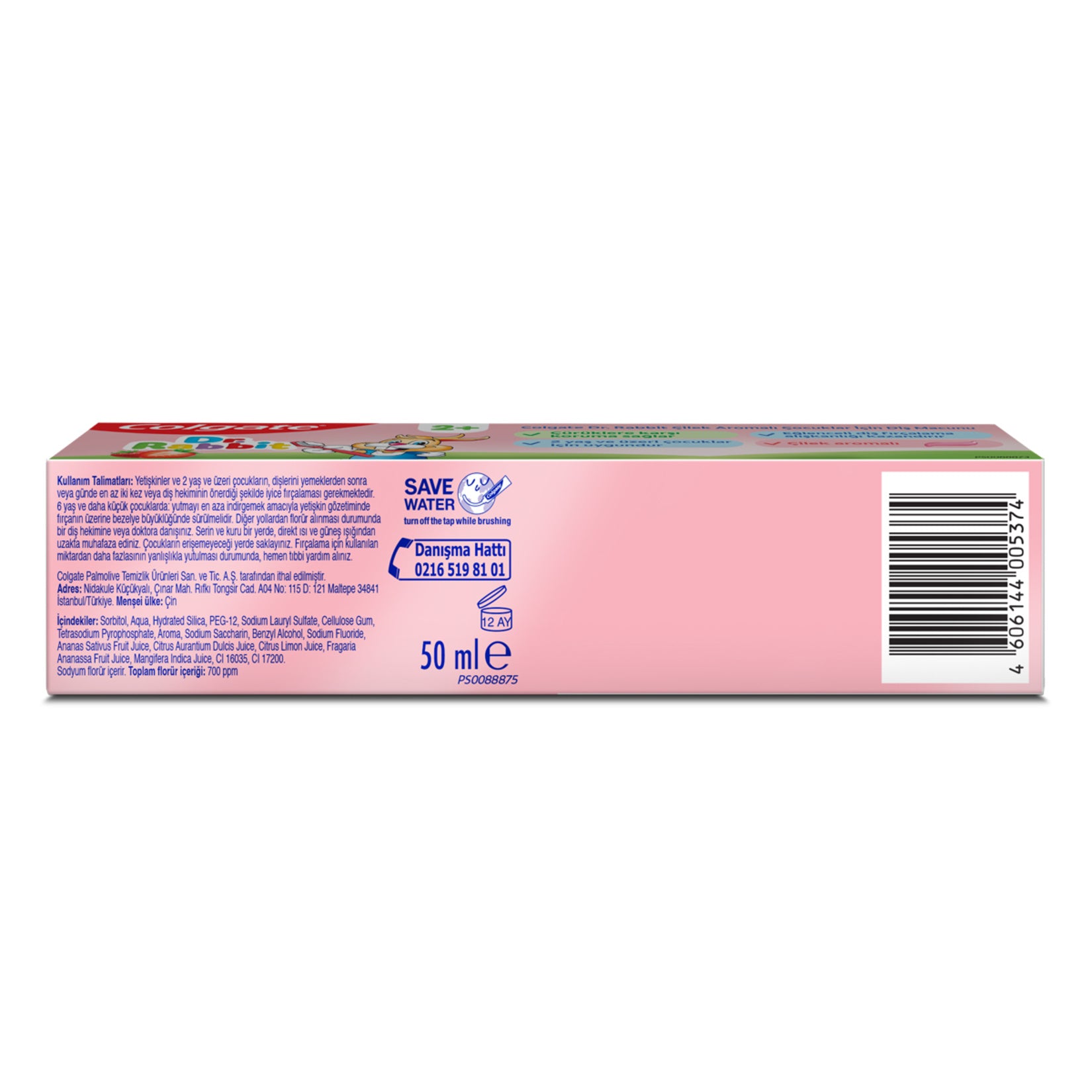 Colgate Dr. Rabbit Çilek Diş Macunu 50 ml - Batman Sanal Market