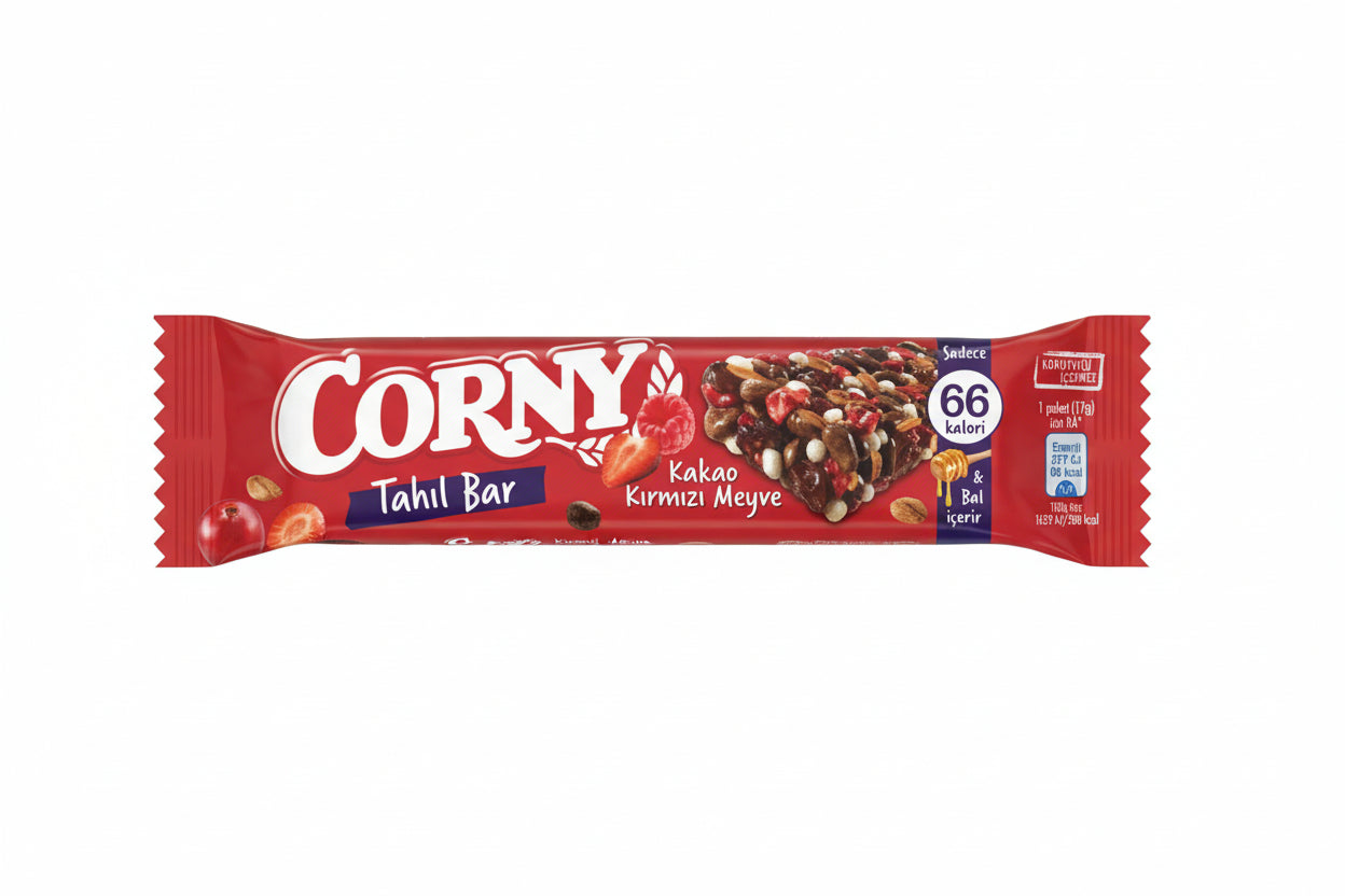 Corny Tahıl Bar Kırmızı Meyve 17 Gr - Batman Sanal Market