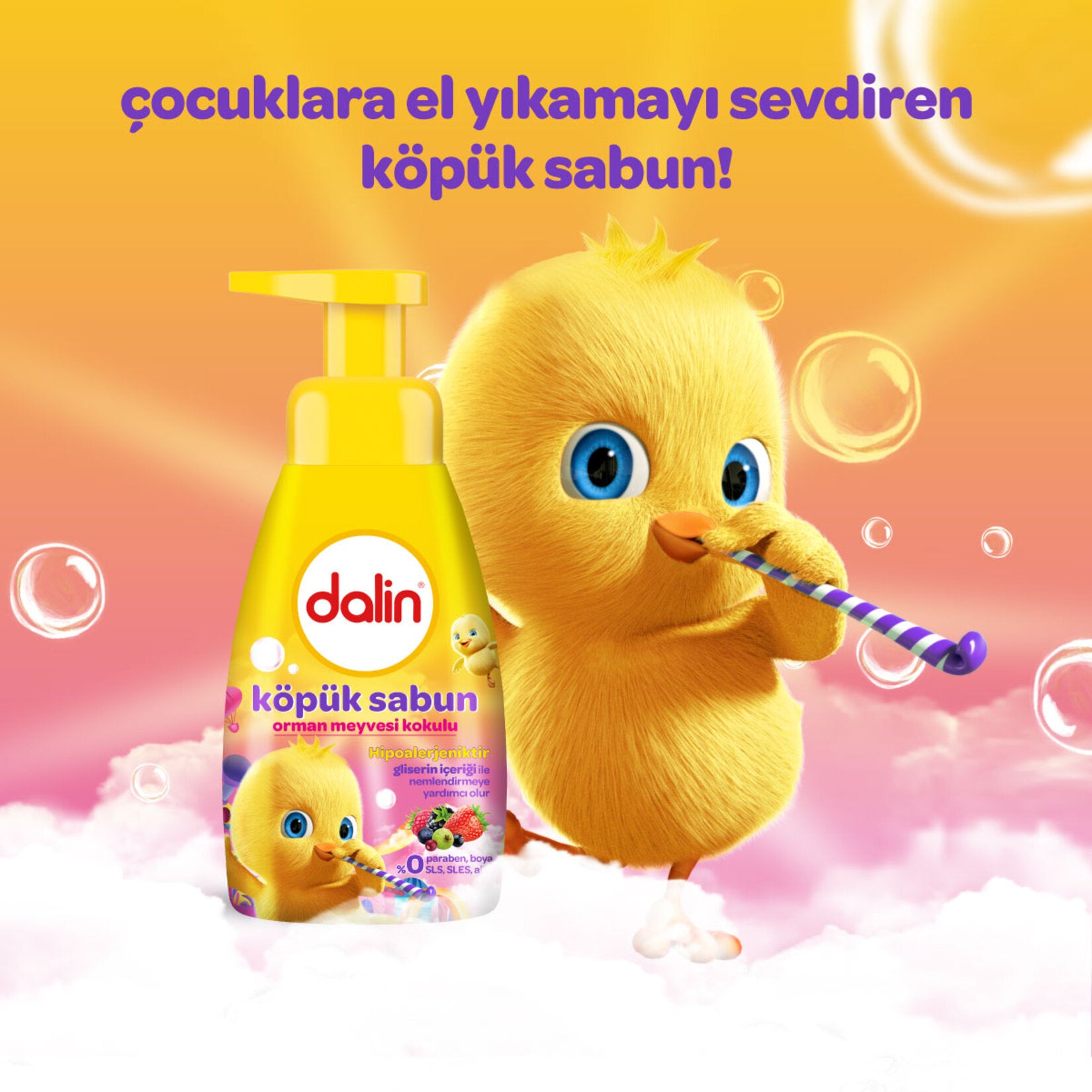 DALİN Köpük Sabun Orman Meyveli 200 ml - Batman Sanal Market