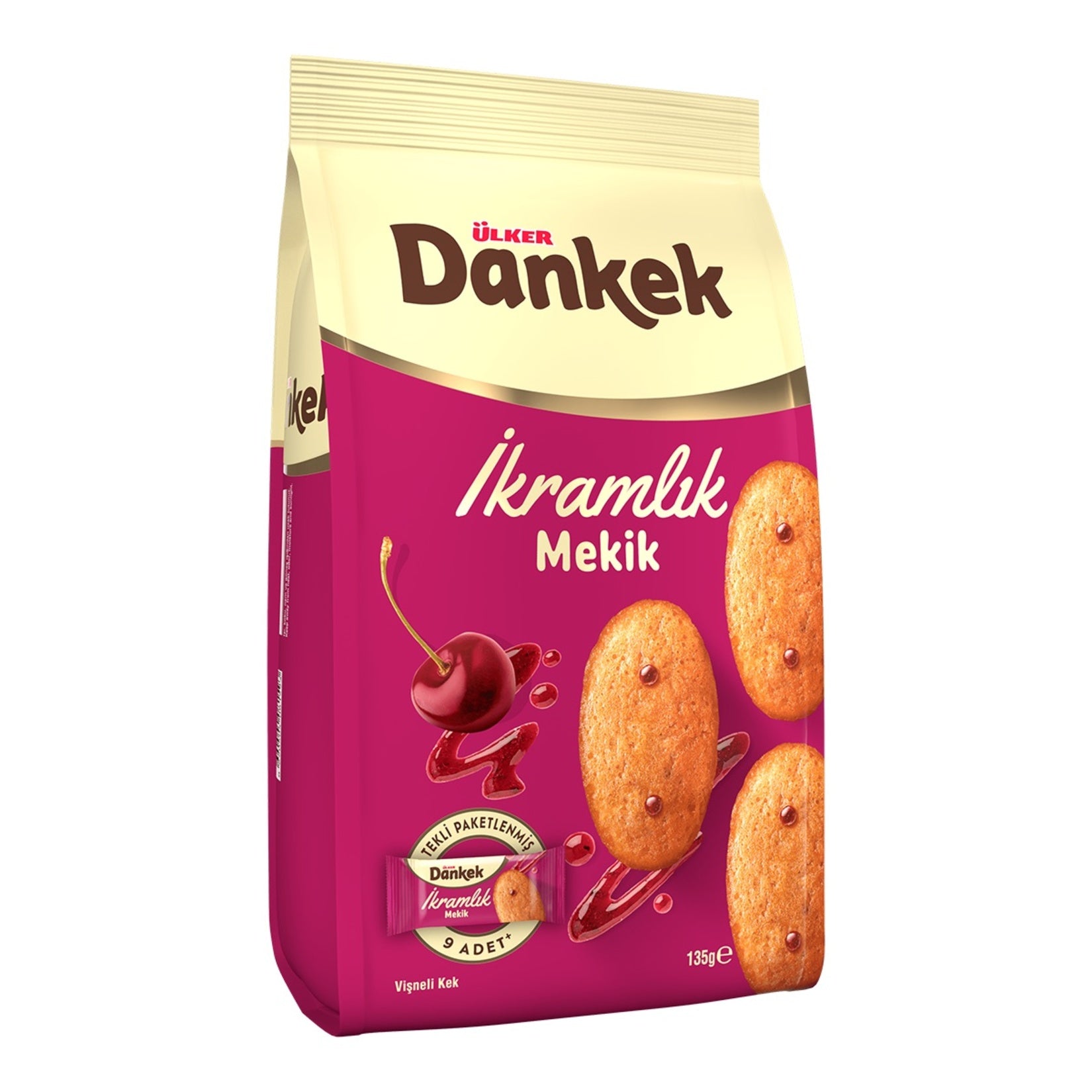 DANKEK Mekik Kek Mini Vişneli 135 Gr - Batman Sanal Market