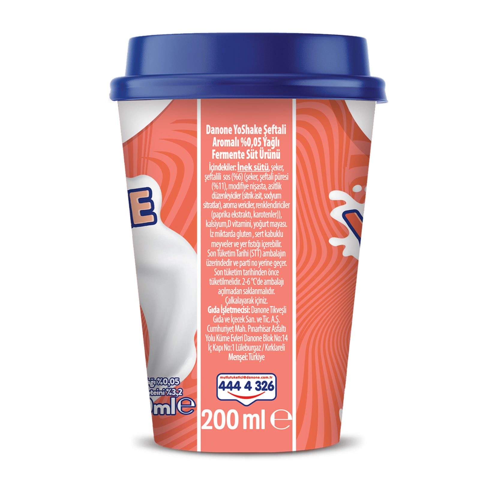 Danone Yoshake Peach (Şeftali) 115 ml - Batman Sanal Market