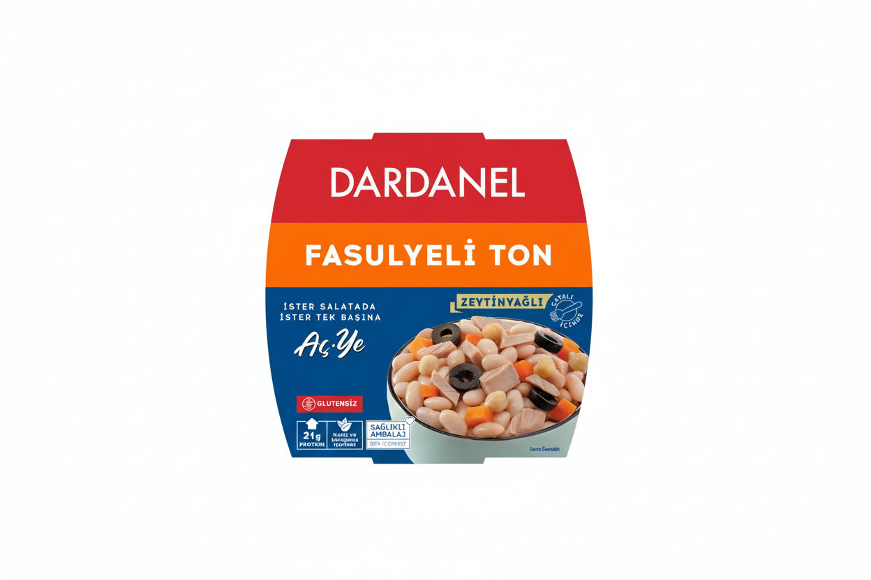 Dardanel Ton Balığı Fasulyeli 160 Gr - Batman Sanal Market