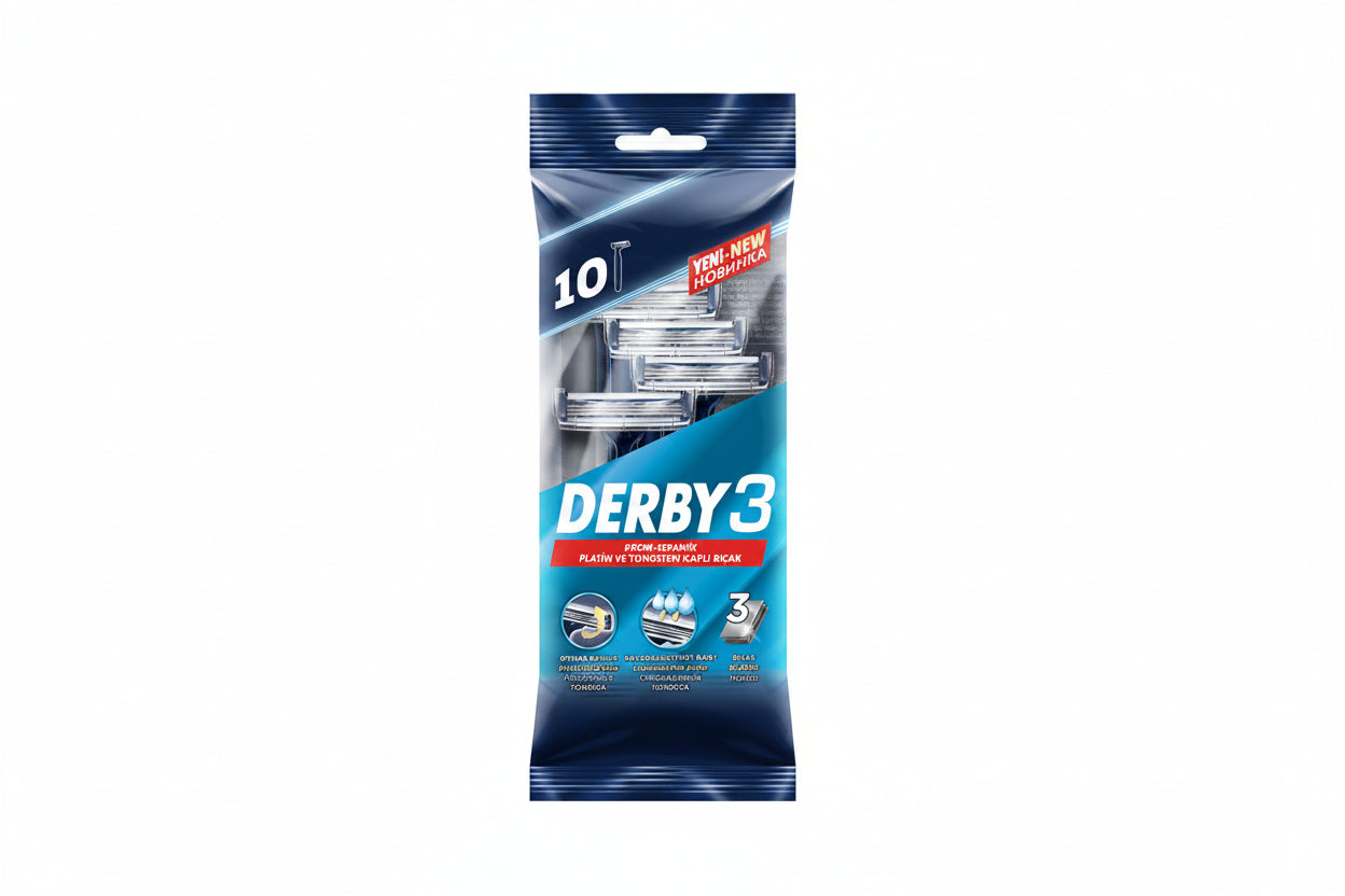 Derby Samurai-3 Tıraş Bıçağı (10'lu Paket) - Batman Sanal Market