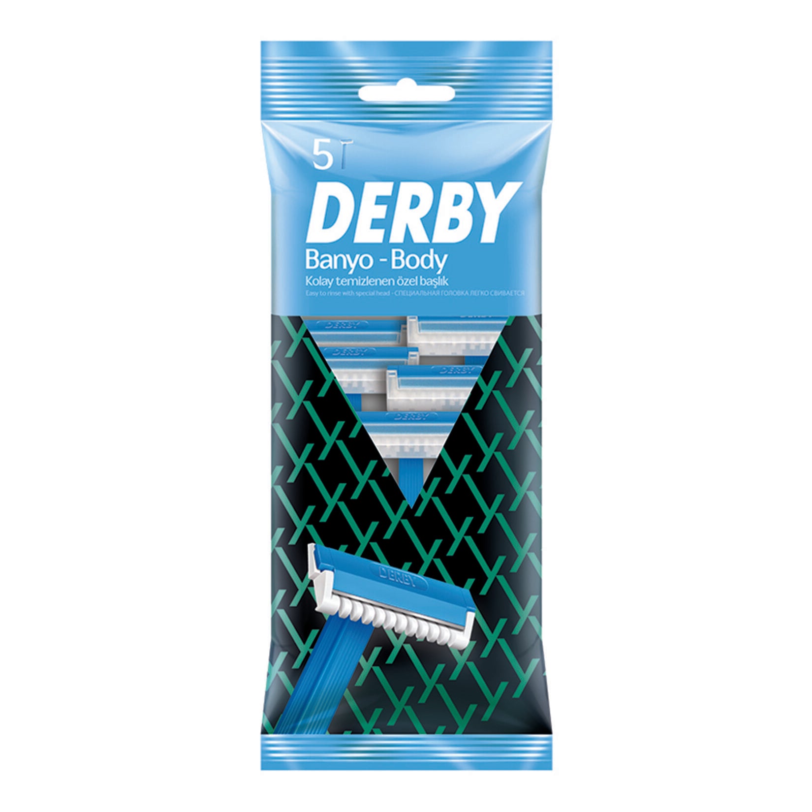Derby Tıraş Bıçağı Banyo (5 Adet) - Batman Sanal Market