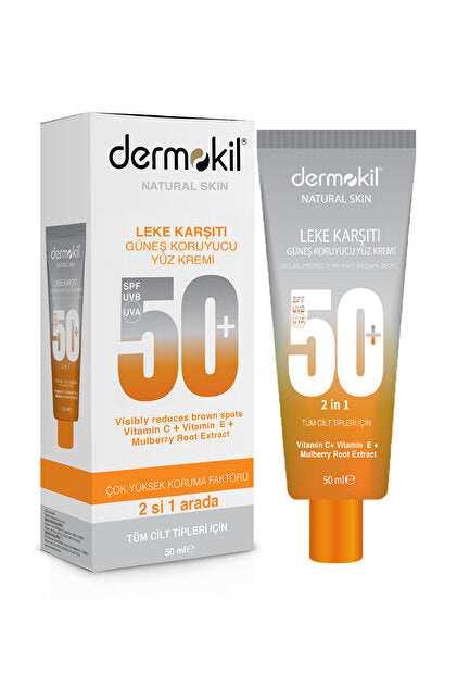 Dermokil Güneş Kremi Leke Karşıtı 50 SPF 75 ML - Batman Sanal Market