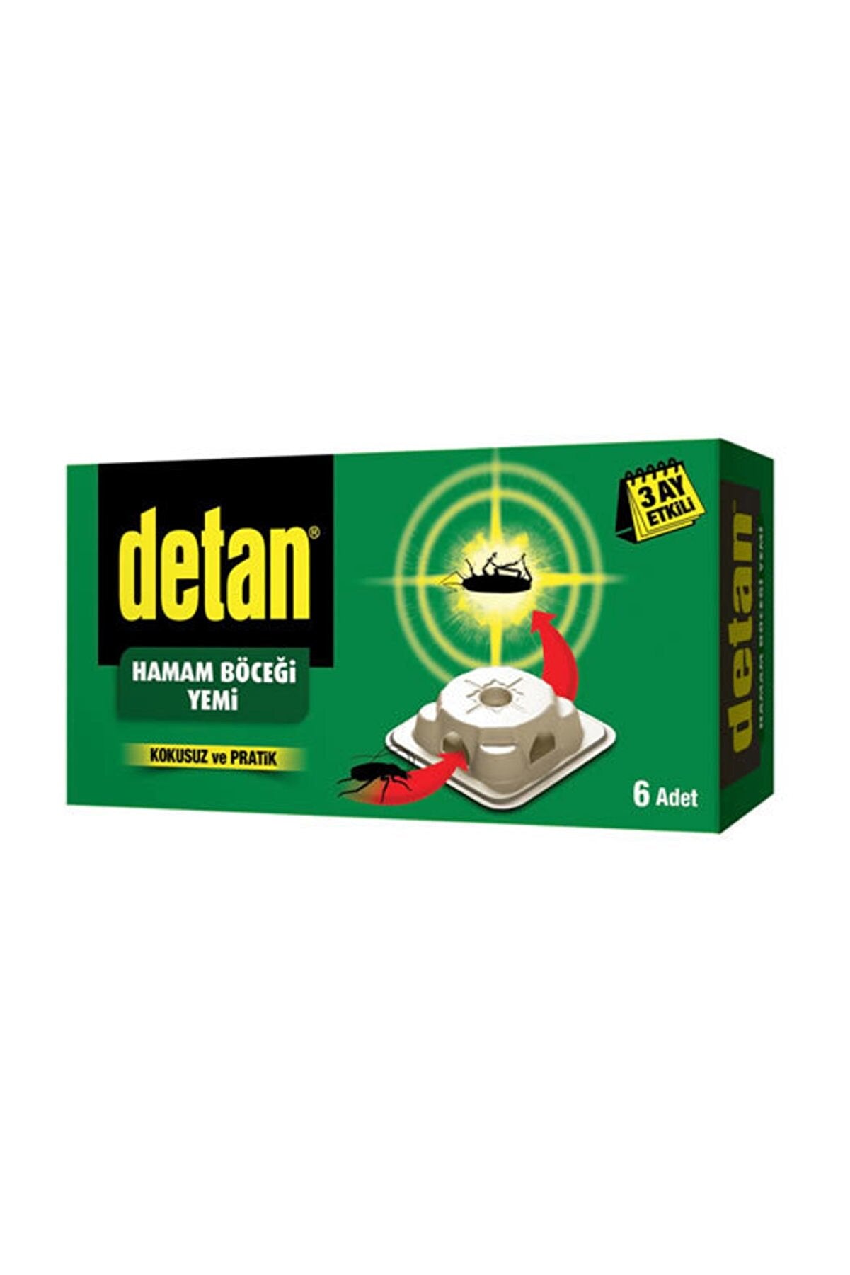 Detan Hamam Böceği Yemi Max 6 Adet - Batman Sanal Market