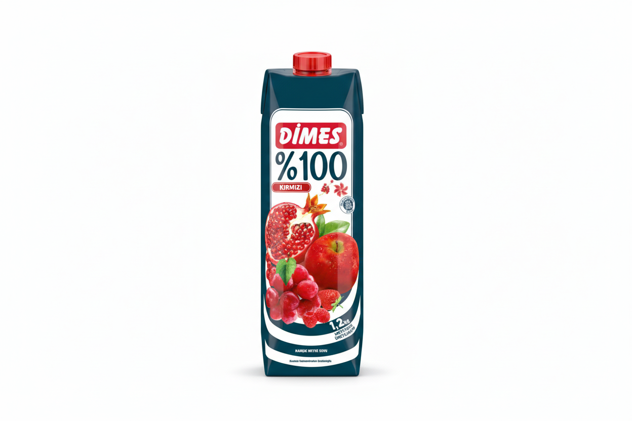 DİMES %100 KIRMIZI MEYVE 1 L - Batman Sanal Market