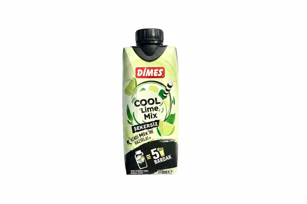 Dimes Cool Lime Özü 310 Ml Şekersiz