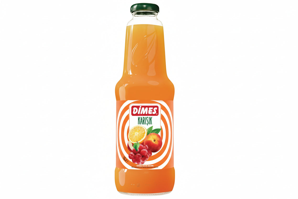 Dimes Meyve Suyu 1 L Karışık (cam)
