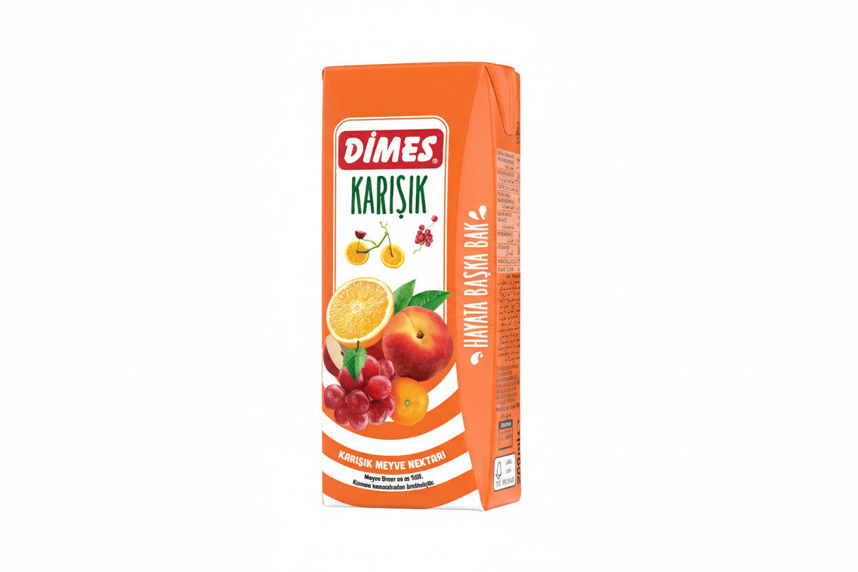Dimes Meyve Suyu 200 Ml Karışık