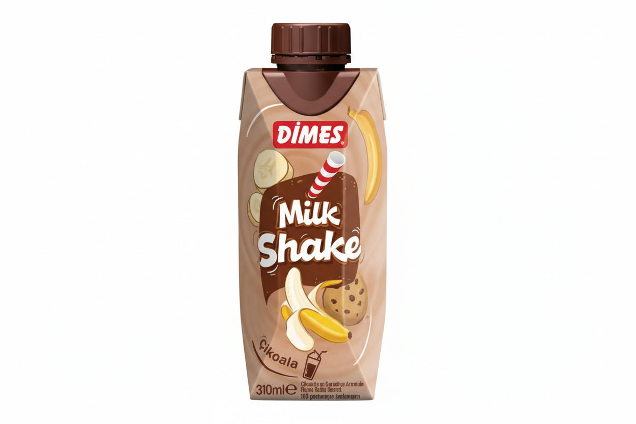 DİMES Milkshake Muz Kurabiye 310 ML - Batman Sanal Market