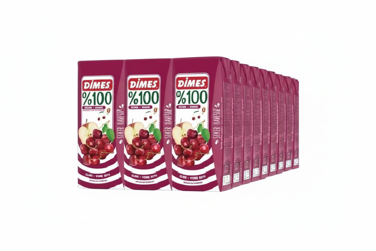 Dimes Vişne Meyve Suyu 200 Ml (koli)