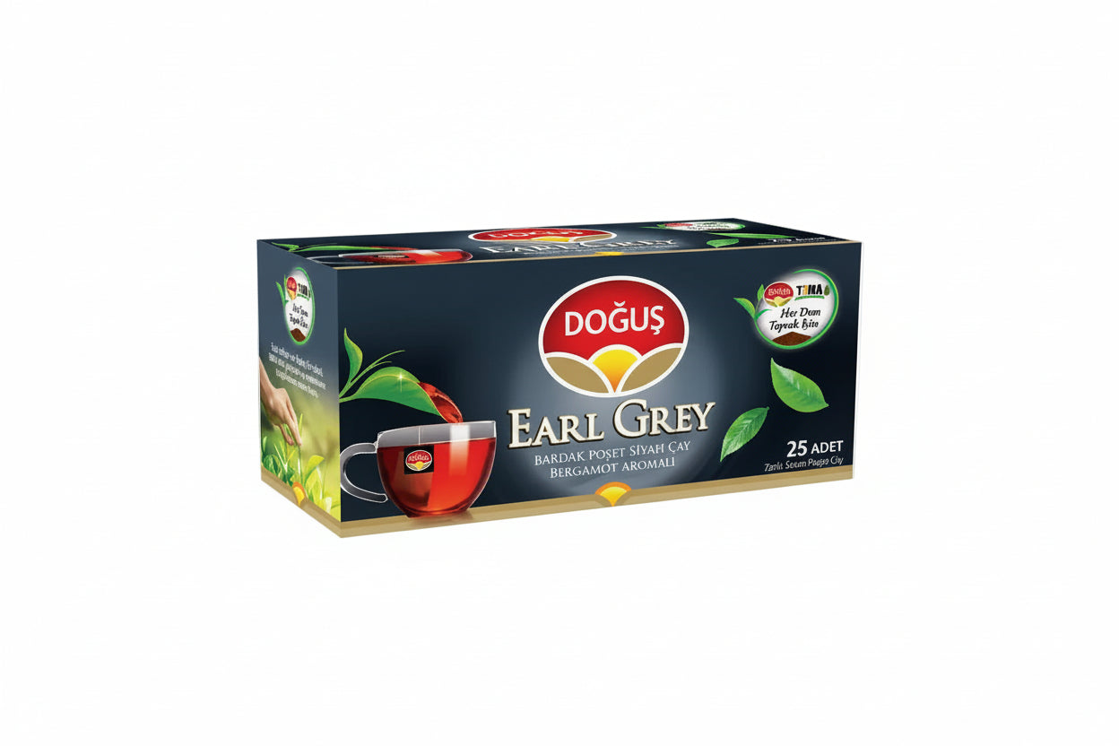Doğuş Earl Grey Bardak Süzen Çay 25'li - Batman Sanal Market