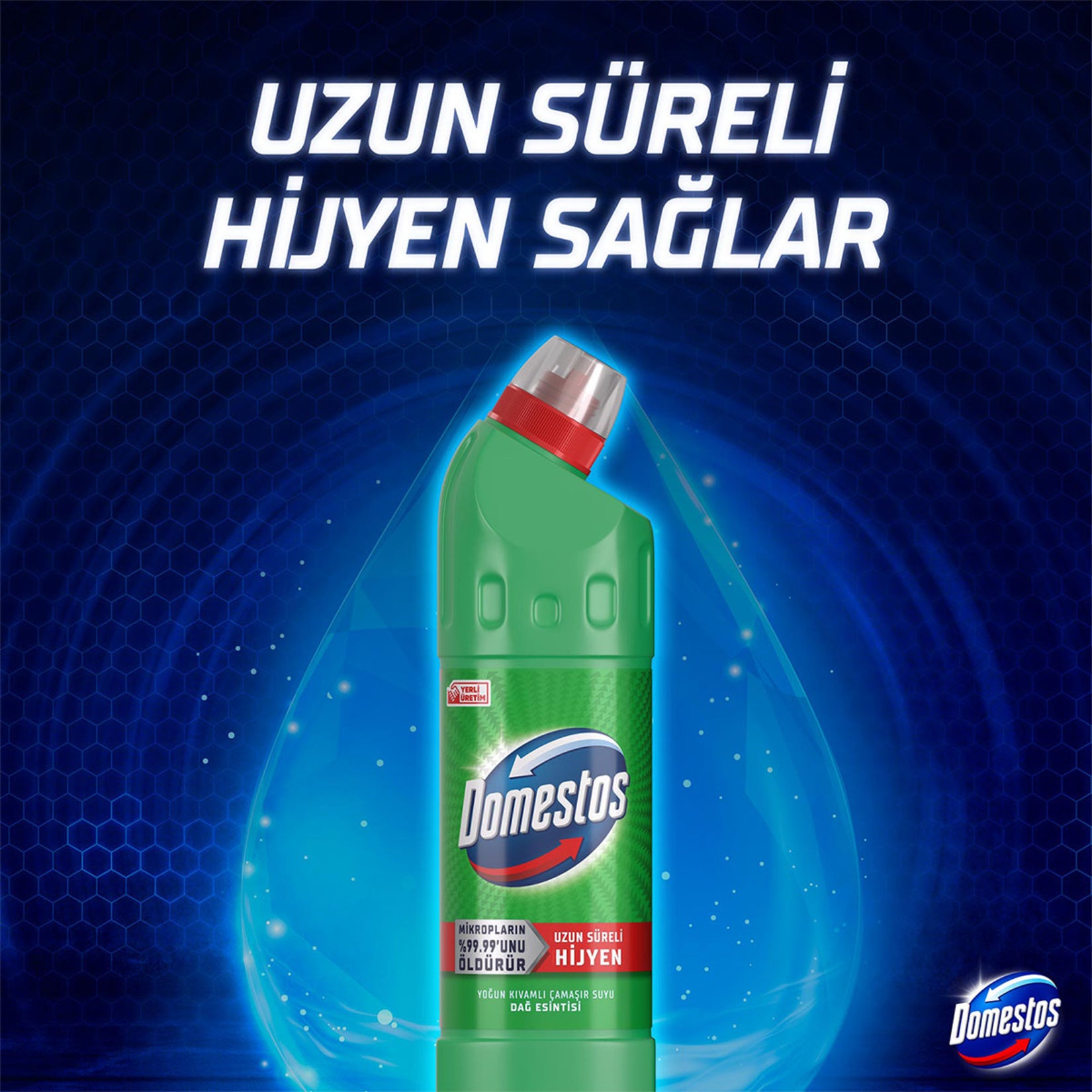 DOMESTOS ÇAMAŞIRSUYU 810 ML DAĞ ESİNTİSİ (YEŞİL) - Batman Sanal Market