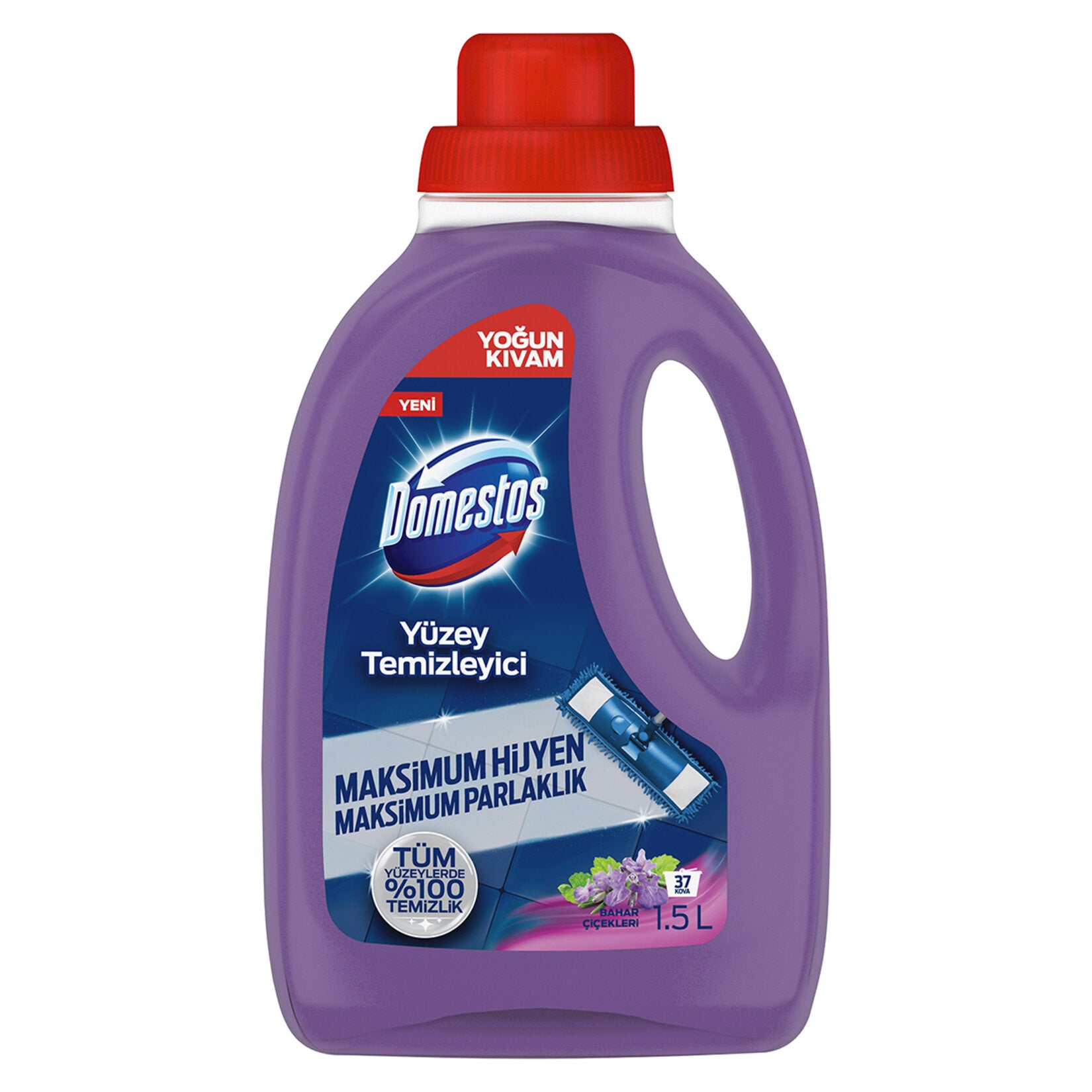 DOMESTOS YÜZEY TEMİZLEYİCİ 1,5 LT MOR BAHAR ÇİÇEĞİ - Batman Sanal Market