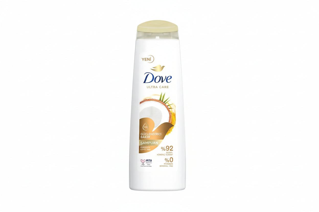 DOVE ŞAMPUAN HİNDİSTAN CEVİZİ YAĞI 400 ML - Batman Sanal Market