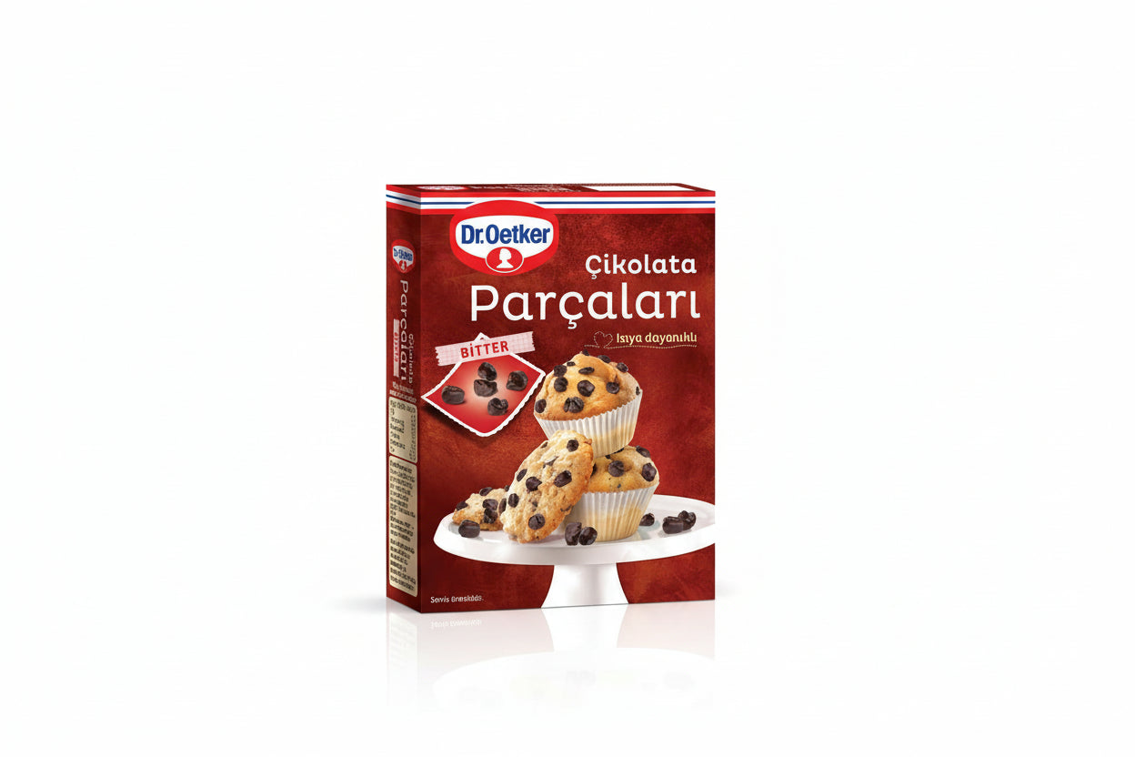 DR.OETKER Damla Çikolata Parçaları Bitter 70 GR - Batman Sanal Market