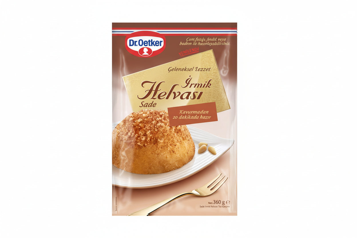 DR OETKER İRMİK HELVASI SADE 360 GR - Batman Sanal Market