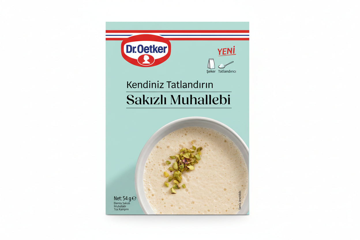 DR OETKER Kendinizi Tatlandırın Sakızlı Muhallebi 54 Gr - Batman Sanal Market