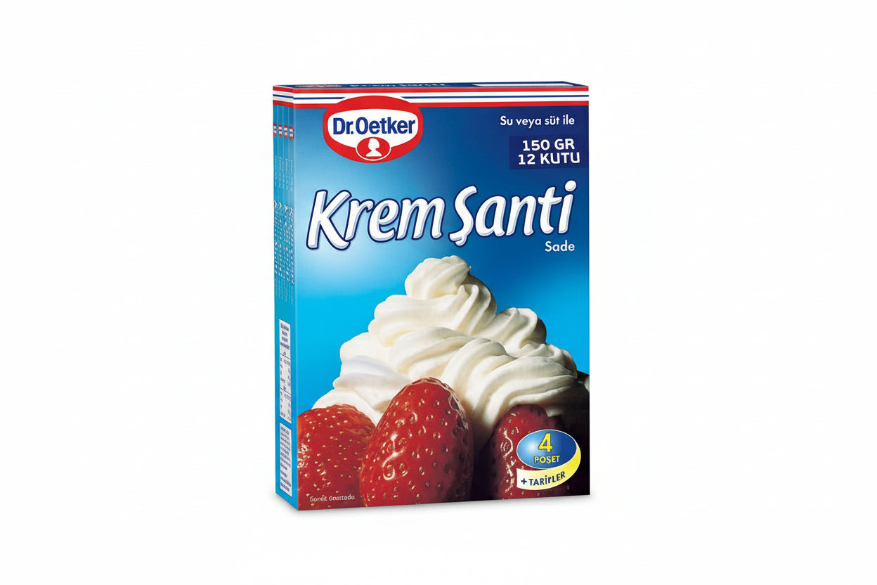 DR.OETKER KREM ŞANTİ SADE 2'Lİ KUTU - Batman Sanal Market