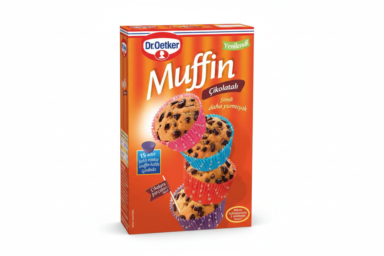 DR.OETKER MUFFİN ÇİKOLATALI. 345 - Batman Sanal Market