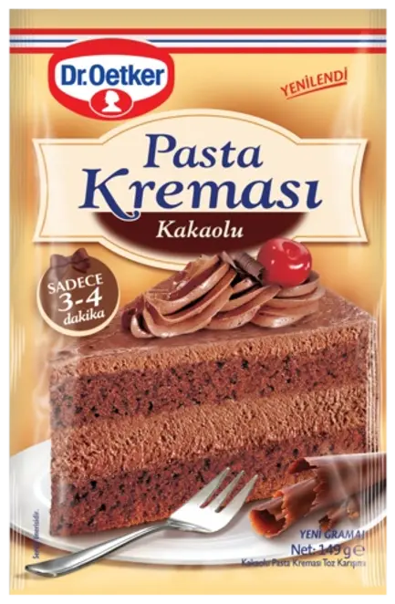 Dr. Oetker Pastacı Kreması Kakaolu 160 Gr - Batman Sanal Market