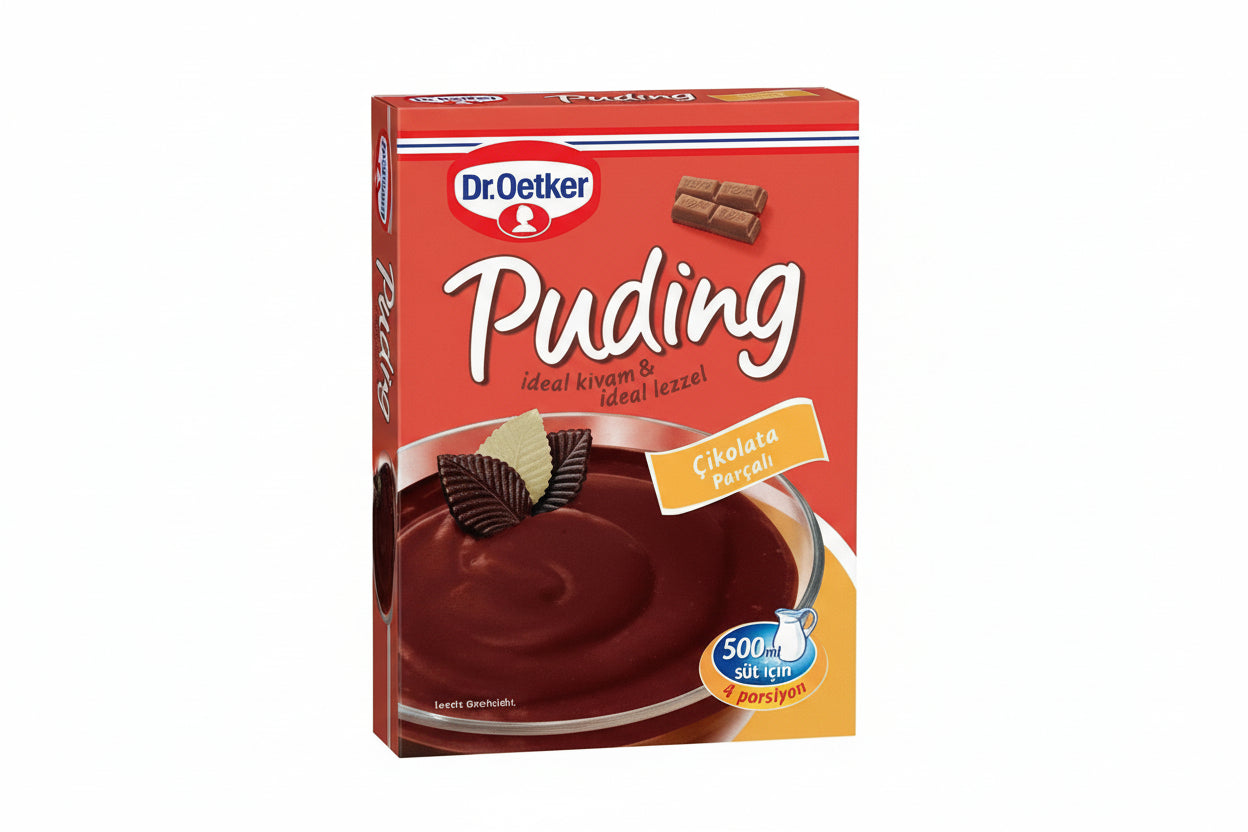 DR.OETKER PUDİNG ÇİKOLATA PARÇALI 115 GR - Batman Sanal Market