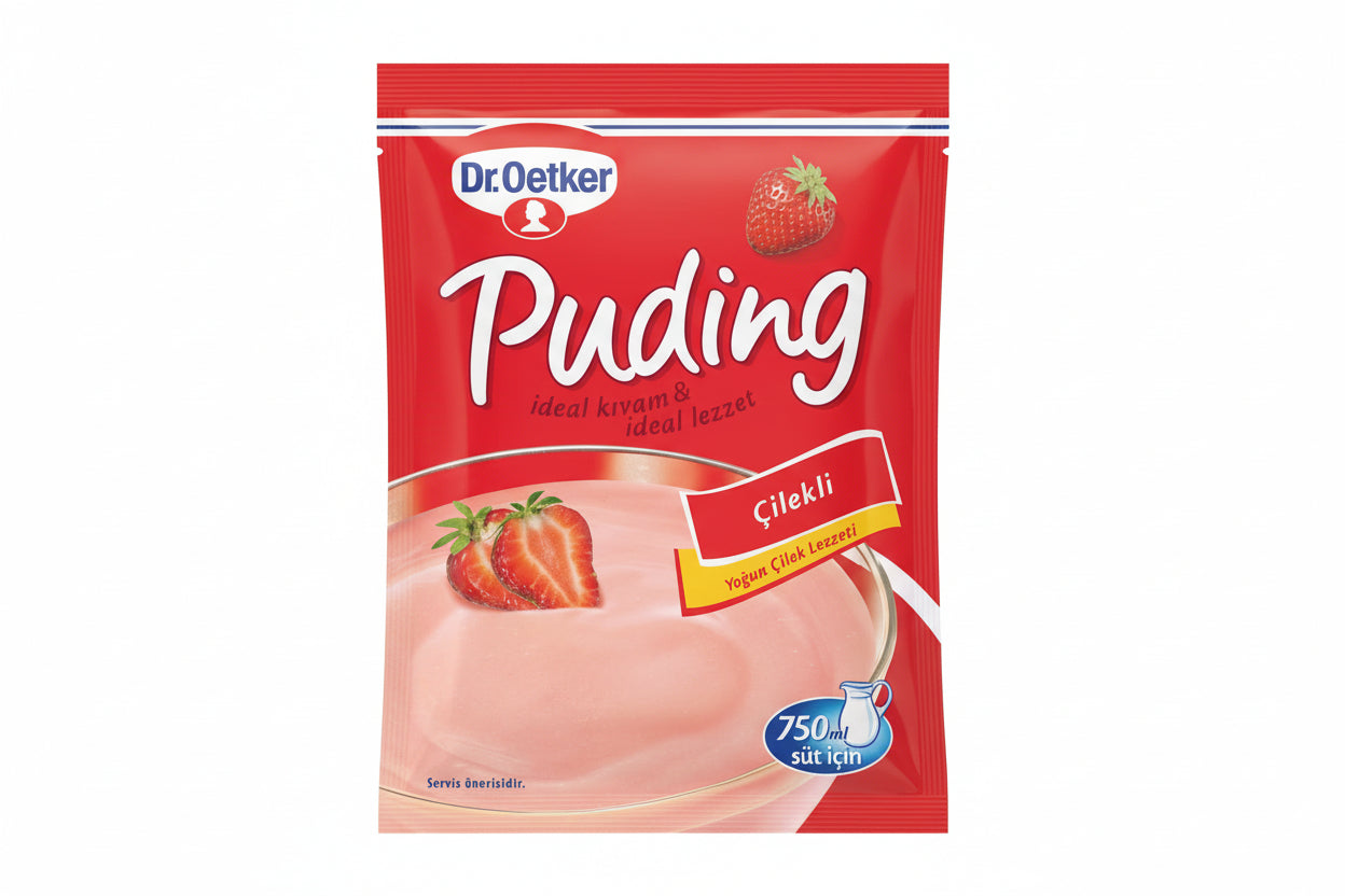 Dr. Oetker Puding Çilek 120 Gr - Batman Sanal Market