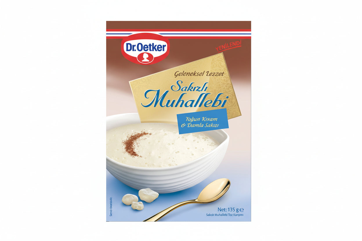 DR OETKER SAKIZLI MUHALLEBİ 135 GR - Batman Sanal Market
