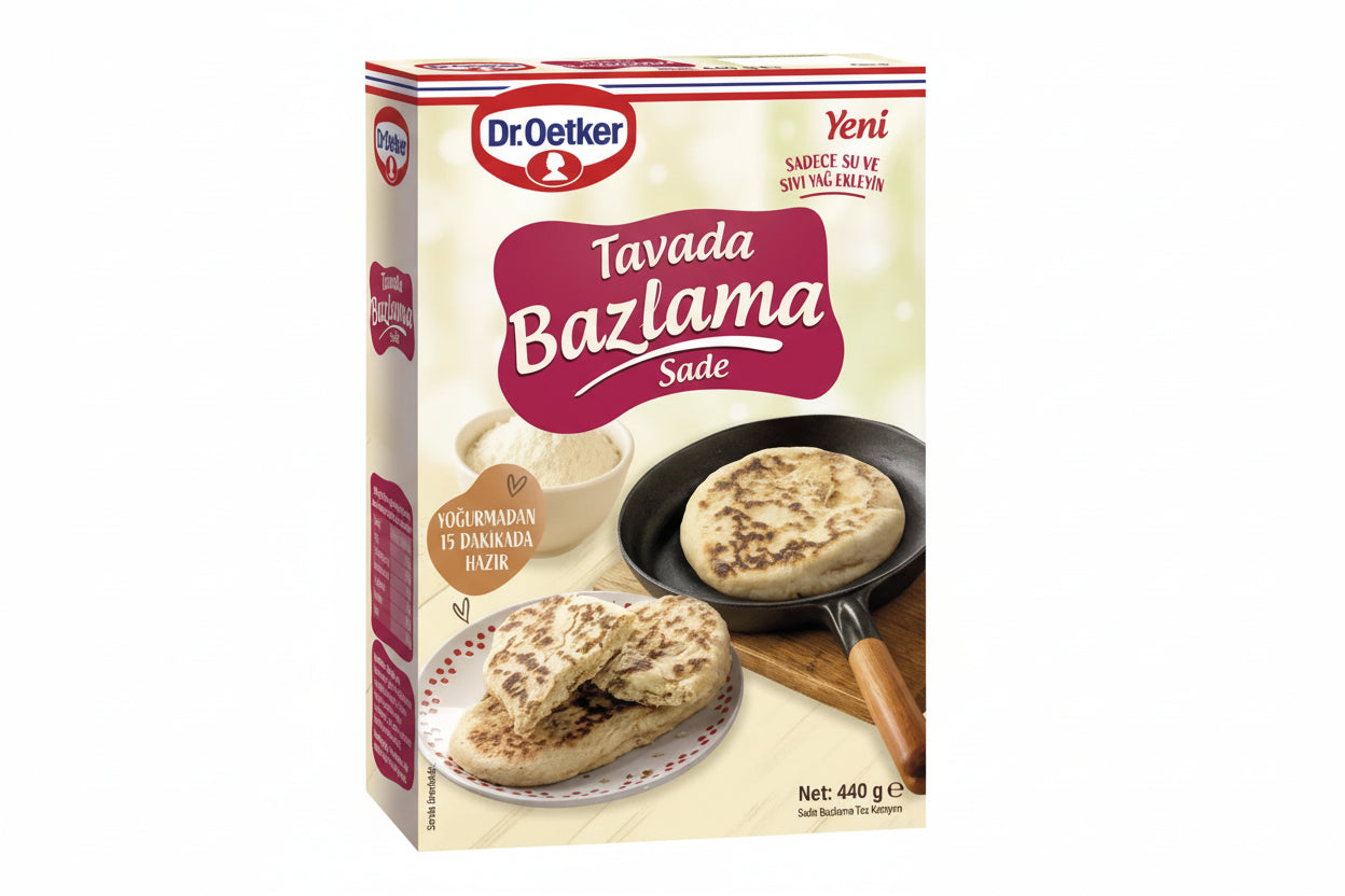 Dr.Oetker Tavada Bazlama Sade 440 Gr - Batman Sanal Market