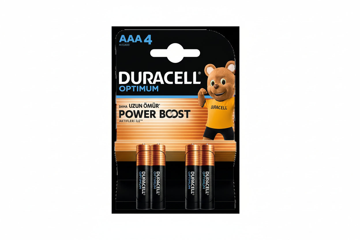 DURACELL AAA İnce Pil 4'lü - Batman Sanal Market