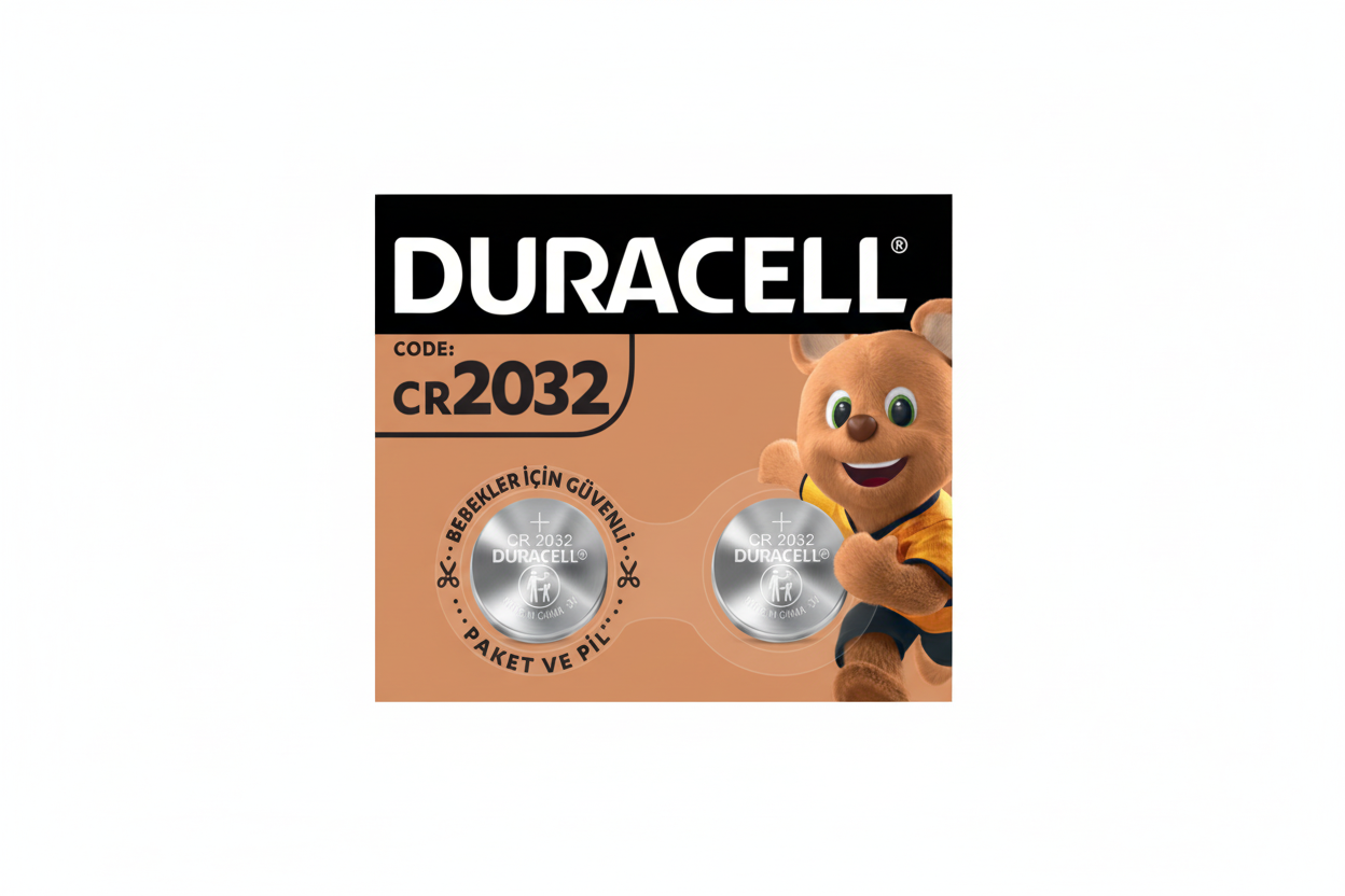 Duracell Pil Düğme 2032 3V 2'li - Batman Sanal Market