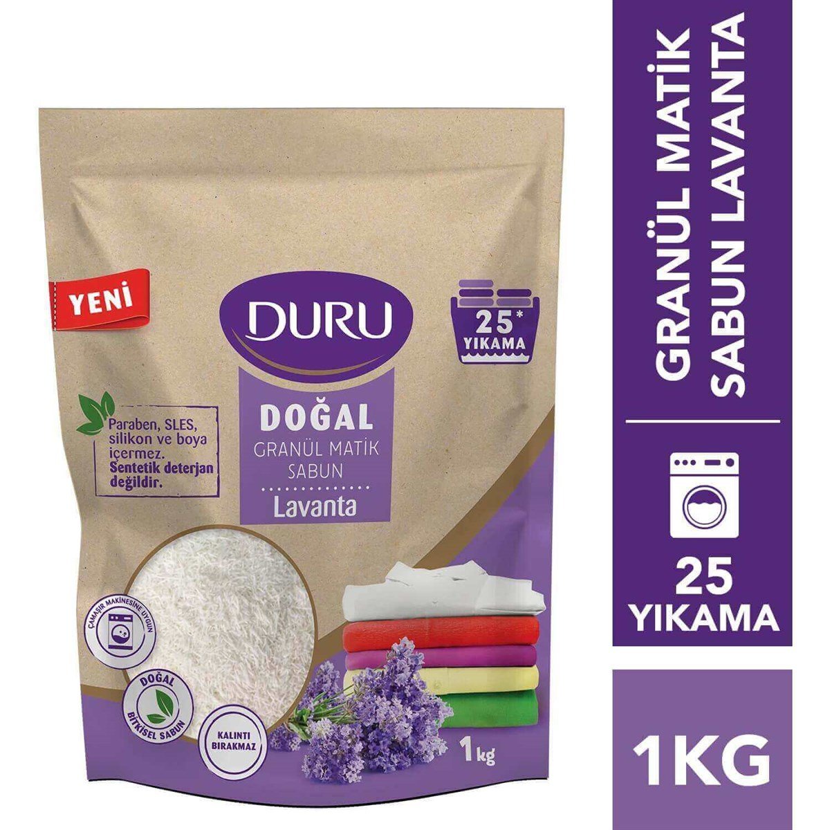 DURU Granül Matik Sabun Lavanta 1000 Gr - Batman Sanal Market